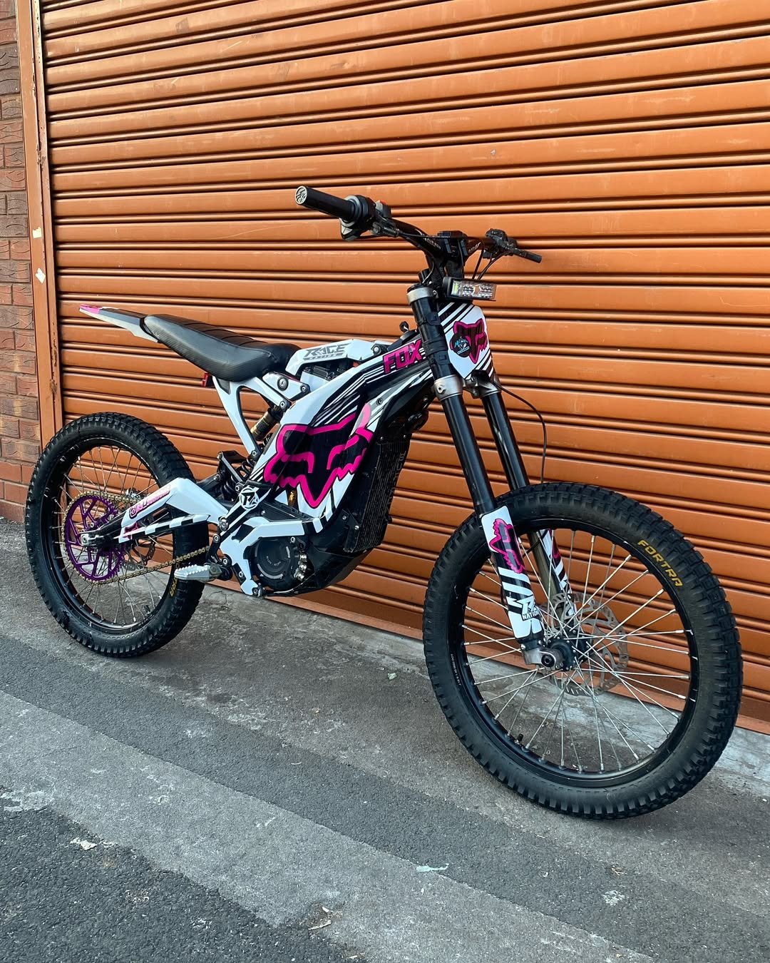 White and green 2023 Surron Light Bee X for sale